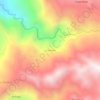 Mappa topografica La Hondita, altitudine, rilievo
