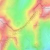 Mappa topografica Col de Crête Sèche, altitudine, rilievo