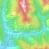 Mappa topografica Minazzana, altitudine, rilievo