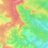 Mappa topografica Gardegan, altitudine, rilievo