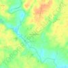 Mappa topografica Hares Crossroads, altitudine, rilievo