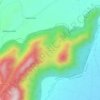 Mappa topografica Adukkam, altitudine, rilievo