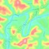 Mappa topografica Chiefton, altitudine, rilievo