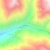 Mappa topografica Lacasmayo, altitudine, rilievo