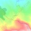 Mappa topografica Monte De Luz, altitudine, rilievo