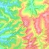 Mappa topografica Chiusure, altitudine, rilievo