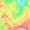 Mappa topografica Bourbre, altitudine, rilievo