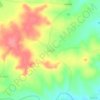 Mappa topografica Kodali, altitudine, rilievo
