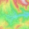 Mappa topografica Noce, altitudine, rilievo