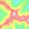 Mappa topografica Old Bald, altitudine, rilievo