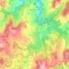 Mappa topografica Garnier, altitudine, rilievo