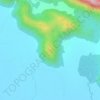 Mappa topografica Khao Phu Lamyai, altitudine, rilievo