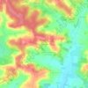 Mappa topografica Peyre Haut, altitudine, rilievo