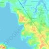 Mappa topografica Severn Heights, altitudine, rilievo