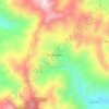 Mappa topografica Pie De Cuesta, altitudine, rilievo