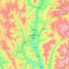 Mappa topografica 松潘县, altitudine, rilievo