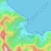 Mappa topografica San Juan Bautista, altitudine, rilievo