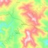Mappa topografica Aguinaldo, altitudine, rilievo