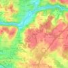 Mappa topografica Kerpotence, altitudine, rilievo