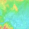 Mappa topografica Moure de Pujol, altitudine, rilievo