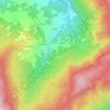 Mappa topografica Valdena, altitudine, rilievo