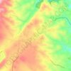 Mappa topografica Frigintini, altitudine, rilievo