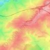 Mappa topografica Les Quatre Vents, altitudine, rilievo