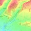 Mappa topografica Bléquencourt, altitudine, rilievo