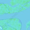 Mappa topografica Southern Moreton Bay Islands, altitudine, rilievo