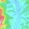 Mappa topografica La Salle, altitudine, rilievo