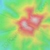 Mappa topografica Mount Labo, altitudine, rilievo