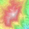 Mappa topografica Monte Penice, altitudine, rilievo