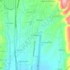 Mappa topografica San Silvestre, altitudine, rilievo