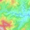 Mappa topografica Les Gaillards, altitudine, rilievo