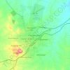 Mappa topografica Charters Towers, altitudine, rilievo