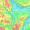 Mappa topografica Fairmor, altitudine, rilievo