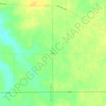 Mappa topografica Clare, altitudine, rilievo