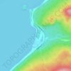 Mappa topografica Harmony Beach, altitudine, rilievo