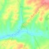 Mappa topografica Lavre, altitudine, rilievo
