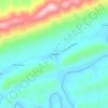 Mappa topografica McCorkle, altitudine, rilievo