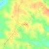 Mappa topografica Harpers Store, altitudine, rilievo