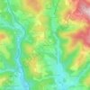 Mappa topografica Claveisette, altitudine, rilievo