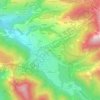 Mappa topografica Pinei, altitudine, rilievo