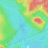 Mappa topografica Madawaska Highlands, altitudine, rilievo