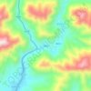 Mappa topografica 万家坟, altitudine, rilievo