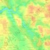 Mappa topografica Le Pont, altitudine, rilievo