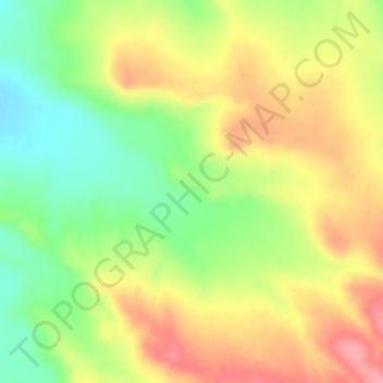 Mappa topografica Owyhee County, altitudine, rilievo