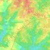 Mappa topografica Dorset, altitudine, rilievo