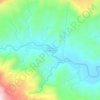 Mappa topografica Campawan, altitudine, rilievo