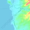 Mappa topografica Balibago, altitudine, rilievo